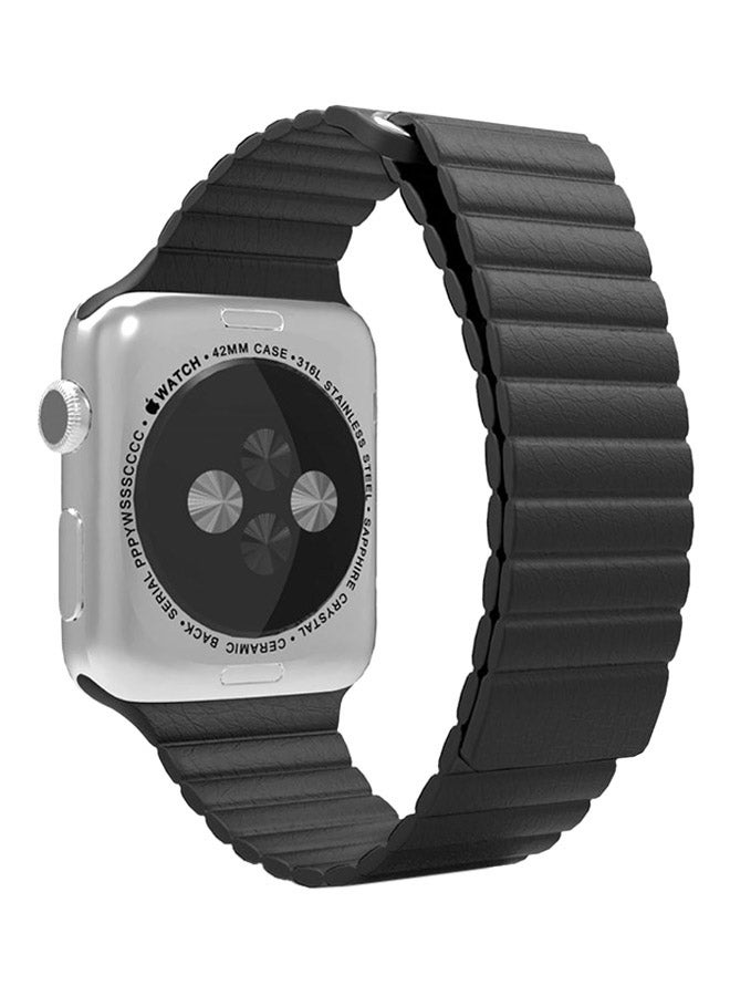Replacement Band For Apple Watch 42mm Black - Image 2