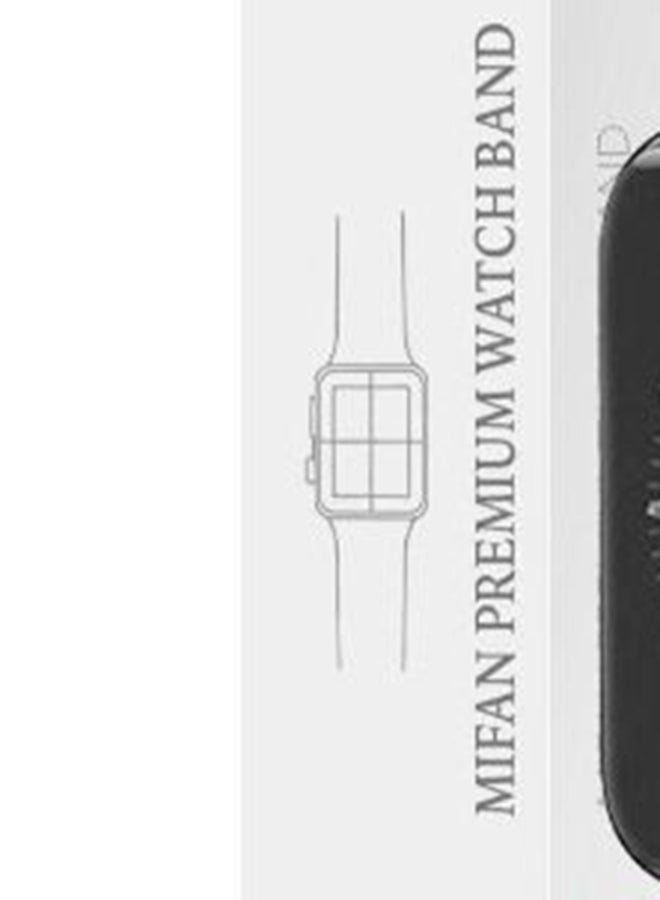 Mifan Stainless Steel Replacement Milanese Loop Bracelet For Apple Watch Series 1/2/3/4 42/44mm Red - Image 3