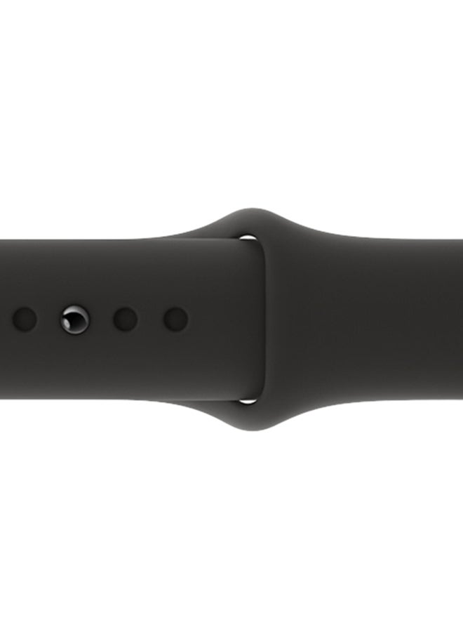 porodo - Silicone Wrist Band For Apple Watch Black - Image 1
