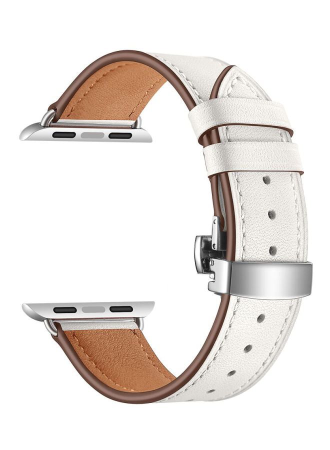 Mifan - Replacement Band For Apple Watch Series 1/2/3/4 40/38 mm White - Image 1