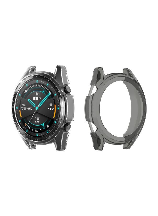 Perfii Bumper Case Cover For Huawei Watch GT 2 Black - Image 2
