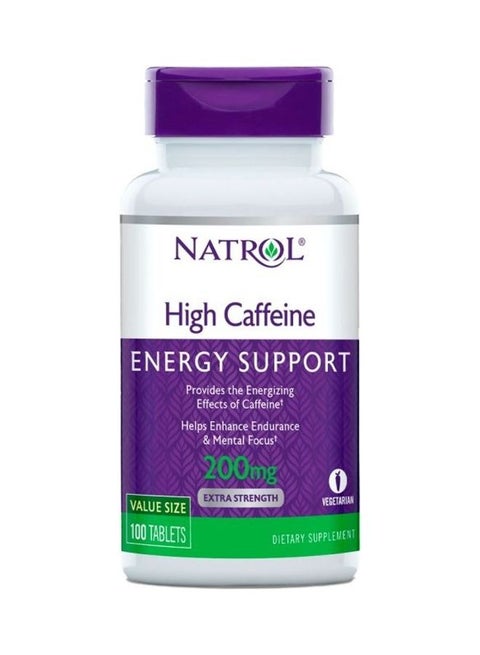 Caffeine High 200Mg 100 Tablets