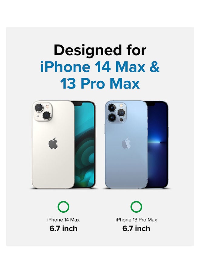 Ringke Privacy Screen Protector 9H Hardness Anti-Spy Full Coverage Tempered Glass Film For iPhone 14 Plus (6.7 Inch)/13 Pro Max (6.7) Black - Image 2