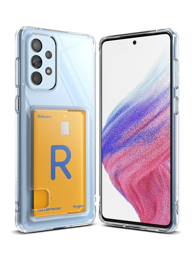Ringke Fusion Case Compatible With Samsung Galaxy A53 5G Built-in Slim Card Slot Holder Wallet Phone Cover Clear  - Image 1