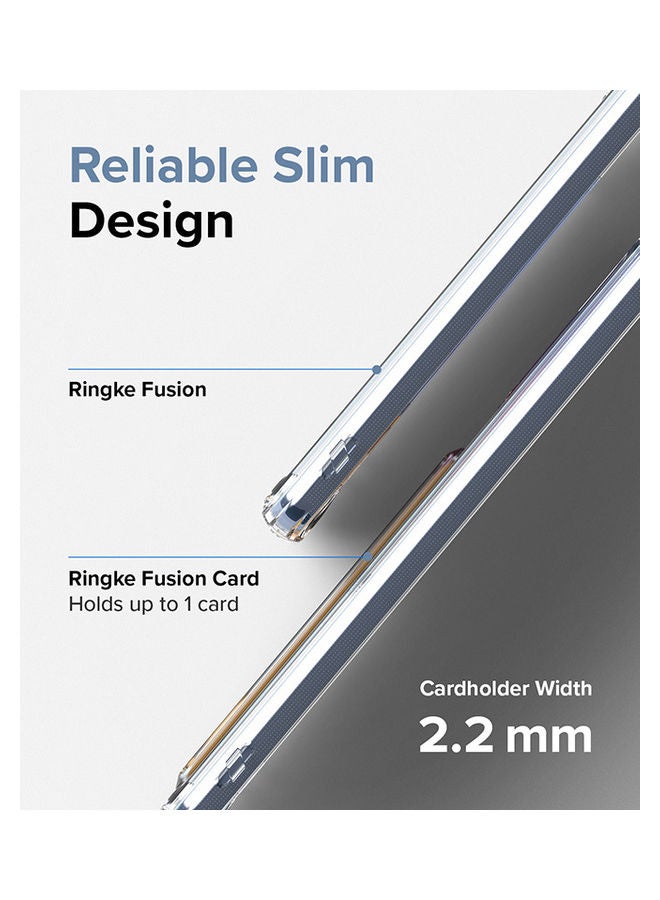 Ringke Fusion Case Compatible With Samsung Galaxy A53 5G Built-in Slim Card Slot Holder Wallet Phone Cover Clear  - Image 3