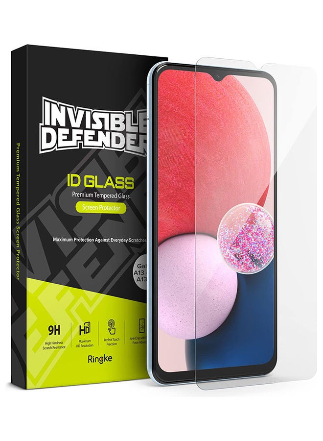 Ringke Tempered Glass Screen Protector 2 Pack Premium Glass Film 9H Hardness Anti-Scratch For Samsung Galaxy A13 (5G / 4G LTE) (1+1) Clear - Image 1