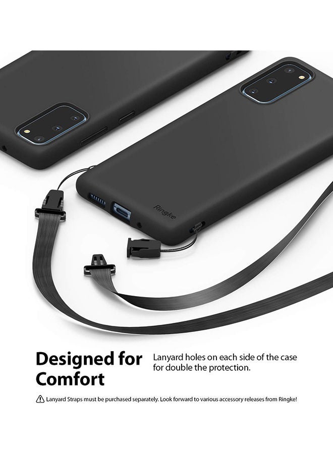 Ringke Air-S Compatible With Galaxy S20 Case Lightweight Premium TPU Shockproof Matte Slim Soft Flexible Thin Protective Phone Cover Black - Image 4