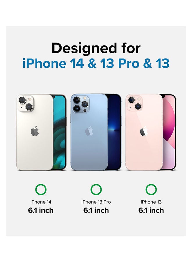 Ringke Privacy Screen Protector 9H Hardness Anti-Spy Full Coverage Tempered Glass Film For iPhone 14 (6.1 Inch)/13/13 Pro Black - Image 2