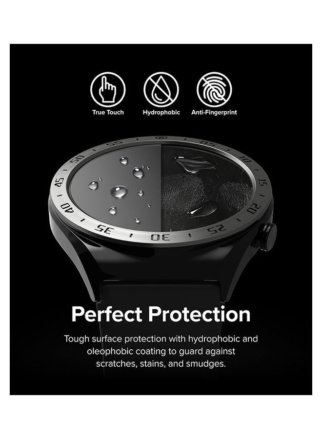 رينجك زجاج لتصميم الإطار 4 عبوات متوافقة مع واقي شاشة ساعة شاومي S1 زجاج مقسى - Image 5