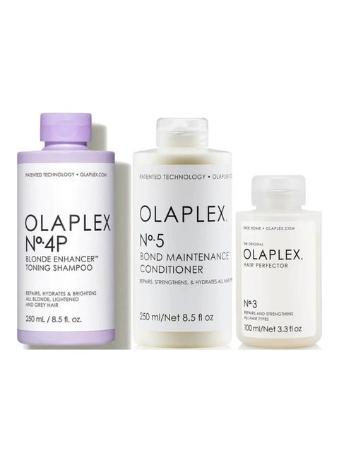 No.4P Toning Shampoo 250ml, No.5 Bond Conditioner 250ml and No.3 Hair Perfector 100ml Bundles 600ml