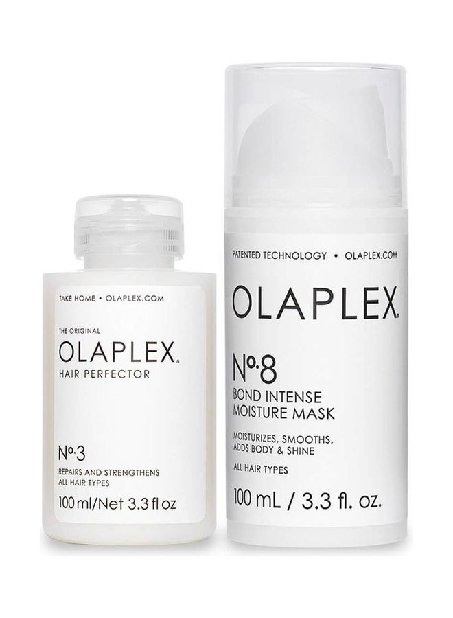 Olaplex No. 3 Hair Perfector 100ml and No. 8 Bond Moisture Mask 100ml Bundles 200ml - Image 1