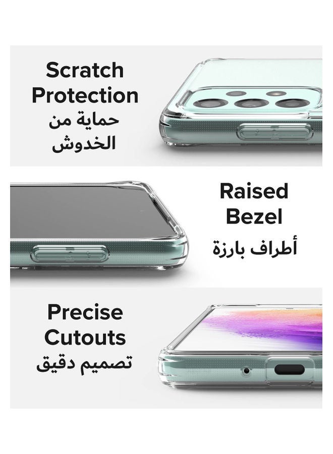 Ringke Galaxy A73 Case TPU And PC Cover Fusion Design Matte Clear - Image 2