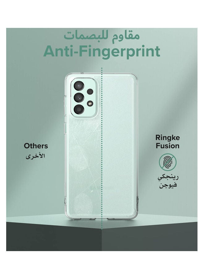 Ringke Galaxy A73 Case TPU And PC Cover Fusion Design Matte Clear - Image 4