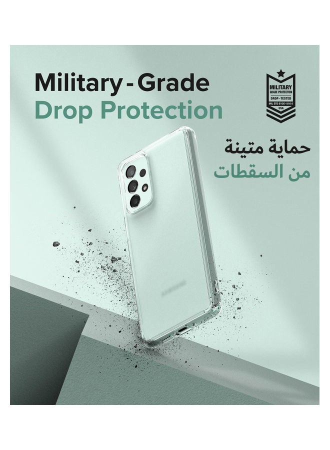 Ringke Galaxy A73 Case TPU And PC Cover Fusion Design Matte Clear - Image 5