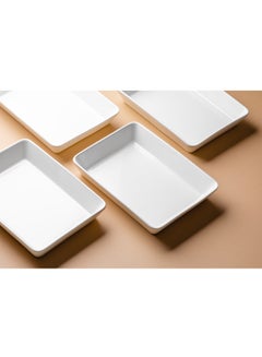 دوف طقم صواني للفرن مكون من قطعتين أبيض 1.8لترات  - Image 4