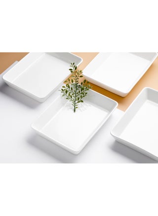 2-Piece Oven Dish White 1.8Liters - view 5