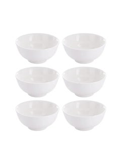Dove 6-Piece Bowls White 6x6inch  - Image 1