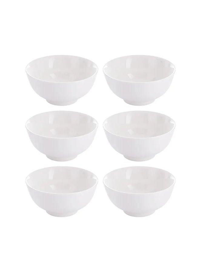Dove 6-Piece Bowls White 6x6inch  - Image 1