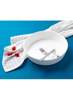 Dove 3-Piece Oven Dish White/Red 25x25x5.2cm  - Image 2