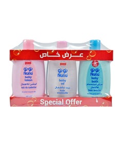نونو مجموعة من لوشن وزيت وسائل استحمام 
