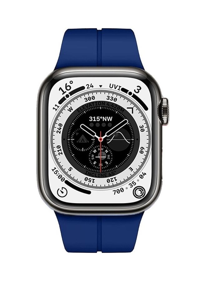 مارجون سوار ساعة آبل 42 مم 44 مم 45 مم 49 مم حزام رياضي سيليكون بديل مع مشبك مغناطيسي D - Image 2