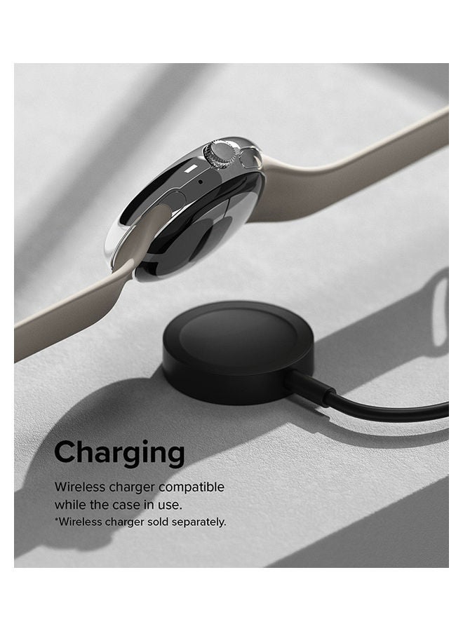 رينجك إطار من الفولاذ المقاوم للصدأ متوافق مع ساعة جوجل بيكسل 41 مم غلاف حلقة لاصق واقي ضد الخدوش - Image 3