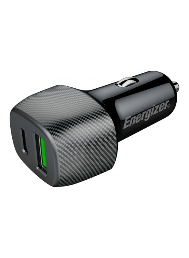 Energizer Ultimate 38W Power Delivery And Quick Charge Car Charger, 20W Power Delivery For Iphones And 18W Quick Charge For Samsung And Other Android Devices Black  - Image 1