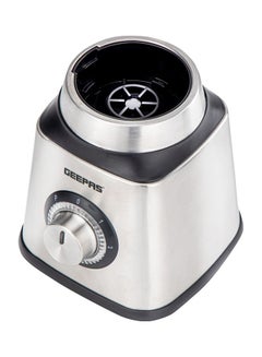 GEEPAS Stainless Steel Blender, Powerful Motor and Sharp Blade Transparent Glass Jars with Stainless Steel Blades 1.5 L Jar and Grinder Attachment 1500 ml 600 W GSB44076UK Black and Silver  - Image 4
