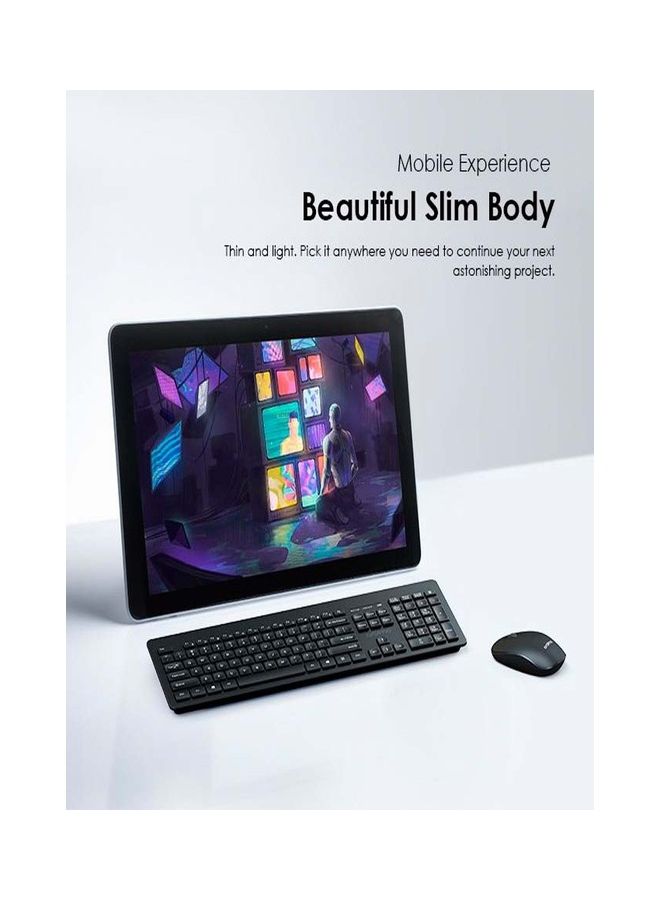 Oraimo Wireless Keyboard And Mouse Combo Black  - Image 3