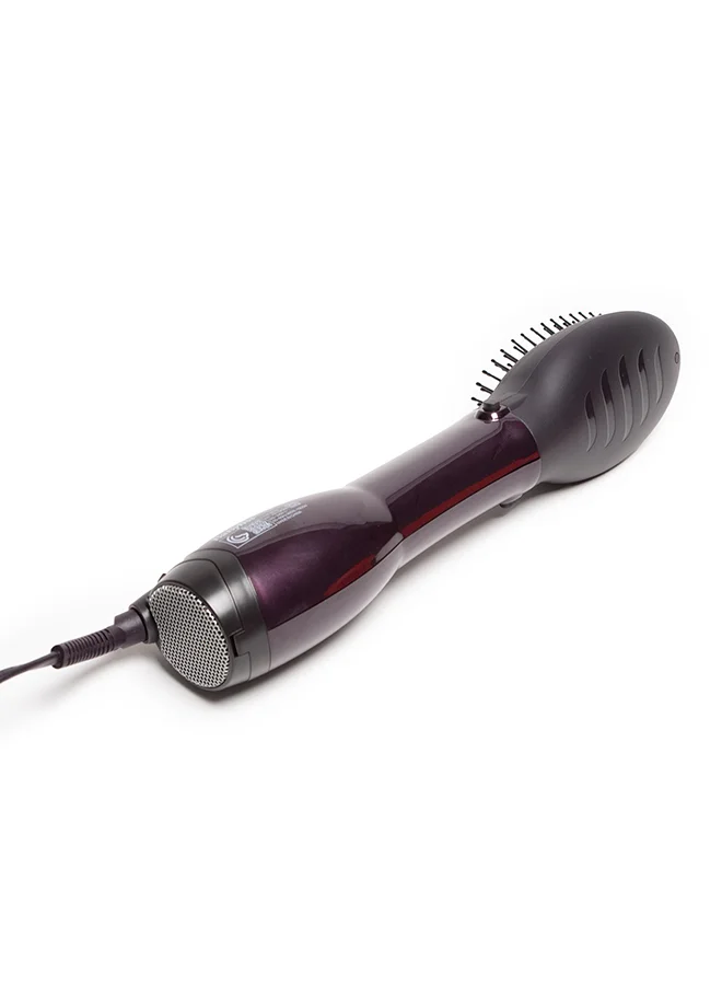 babyliss Paddle Pro Air Styler | 1000W Powerful Styling Unisex Hairbrush | Dual Speed Temperature Setting Hair Dryer & Volumizer with Cool Air Button | Ionic Tech for Shiny Hair – AS115PSDE Purple/Black
