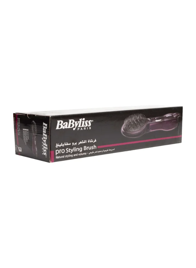 babyliss Paddle Pro Air Styler | 1000W Powerful Styling Unisex Hairbrush | Dual Speed Temperature Setting Hair Dryer & Volumizer with Cool Air Button | Ionic Tech for Shiny Hair – AS115PSDE Purple/Black