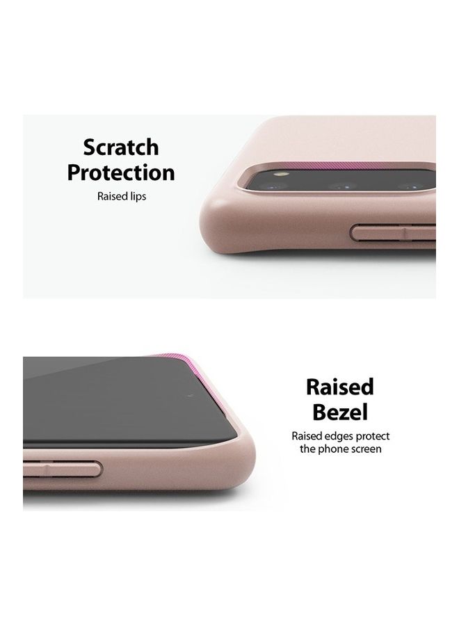 Ringke Air-S Compatible With Galaxy S20 Case Lightweight Premium TPU Shockproof Matte Slim Soft Flexible Thin Protective Phone Case Pink Sand - Image 2