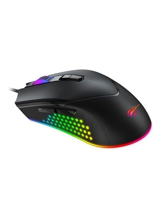 Havit HAVIT GAMENOTE MS814 RGB Backlit Programmable Gaming Mouse – 7 Buttons