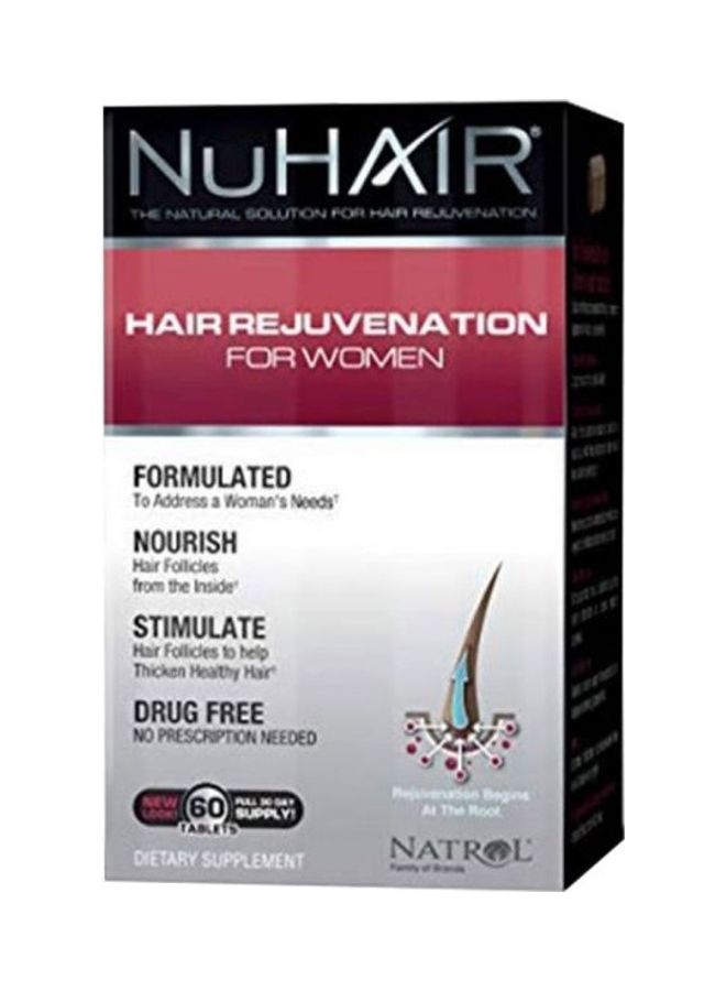 Nuhair Hair Regrowth For Women 60 Tablets