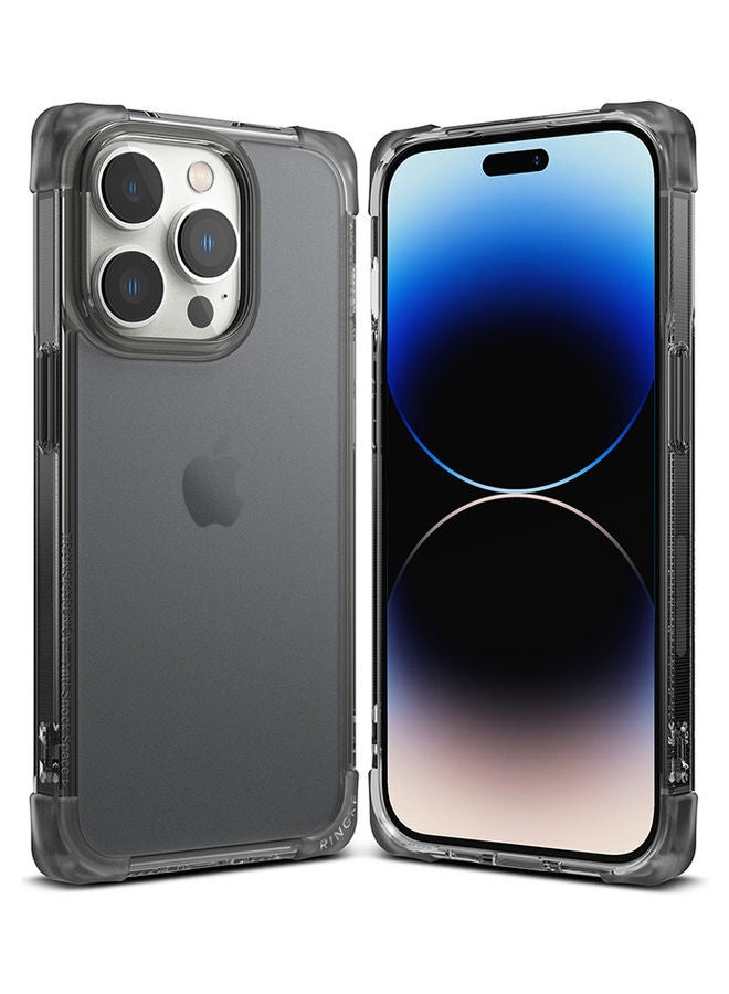 Ringke Fusion Case Compatible With iPhone 14 Pro Square Shaped Advanced Edge Bumper Shockproof Drop Protection Phone Cover Matte Black - Image 1