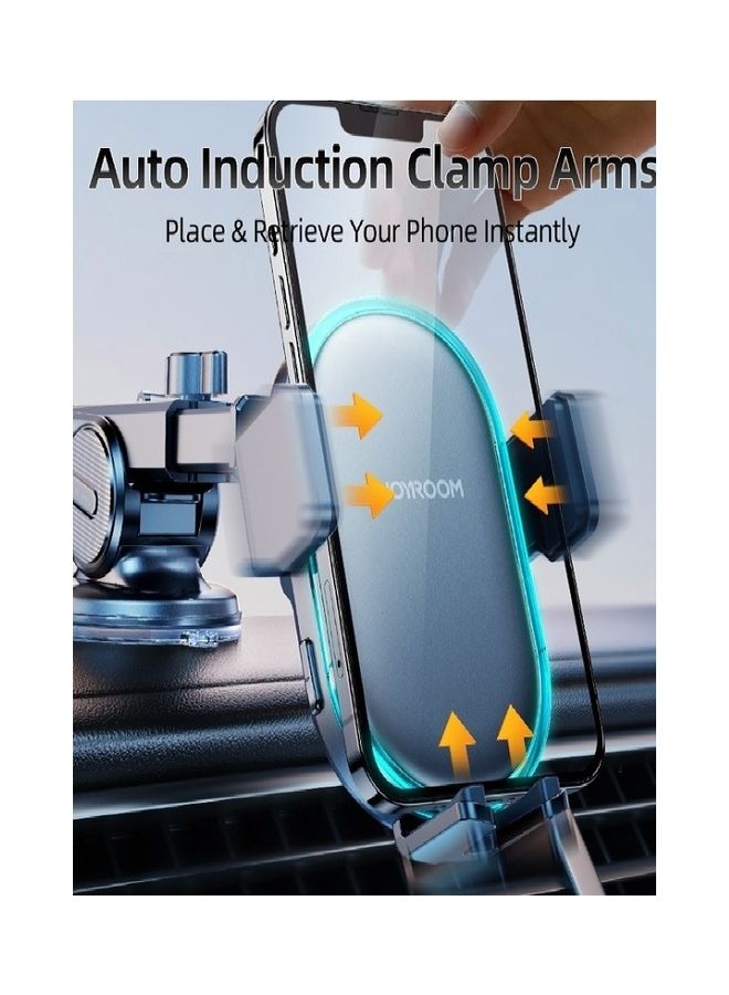 جوي روم 15 واط مزدوج لفائف شاحن لاسلكي حامل هاتف لوحة القيادة السيارة - Image 3