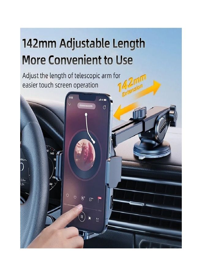 جوي روم 15 واط مزدوج لفائف شاحن لاسلكي حامل هاتف لوحة القيادة السيارة - Image 5