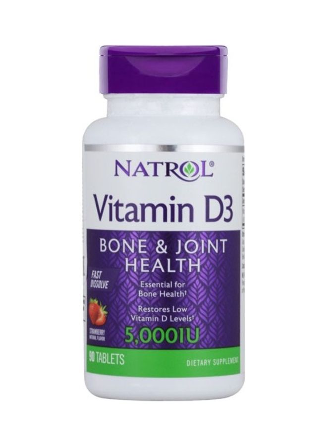 Vitamin D3 5000 Iu Bone And Joint Health 90 Tablets - v1681204093/N53400221A_1