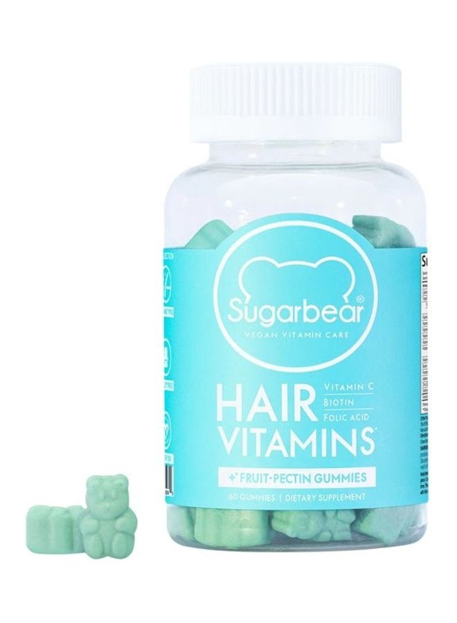 SugarBear - Hair Vitamins 60 Vegetarian Gummies - Image 1
