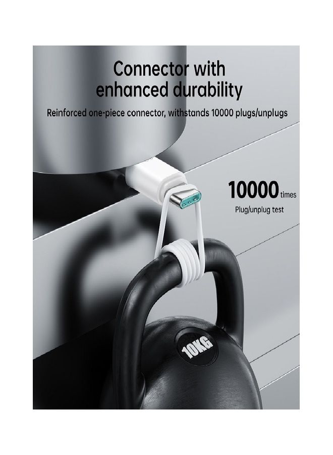 JOYROOM 60W Usb C To Usb C Cable 1M Pd Fast Charging Cord Type C Compatible With Samsung Galaxy S23/22/Z Fold/Z Flip Google Pixel 7 /6A Ps5 Black  - Image 3