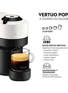 Nespresso Vertuo Pop Coffee Machine 560 ml 1260 W GCV2-GB-WH-NE White  - Image 2
