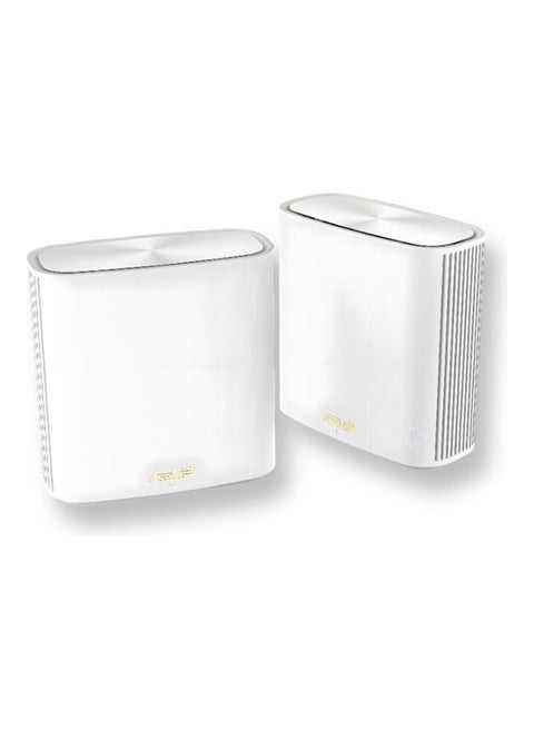 ZenWiFi XD6 2 Pack AX5400 Whole Home Triband Mesh Wi-Fi 6 System, Coverage Up To 5400 Sq. Ft. 4 Bedroom, 5400Mbps, AiMesh, Parental Controls, Easy Setup, Pack Of 2 White