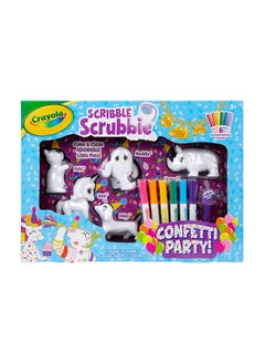 Scrabble Scrubbie Confetti Party Marker Airbrush ‎13.49 x 14.2 x 14.76cm - v1681213557/N45694761A_1