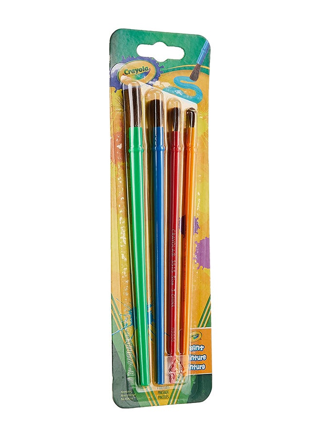 كرايولا مجموعة فرش فنية وحرفية مكونة من 4 قطع - Image 2