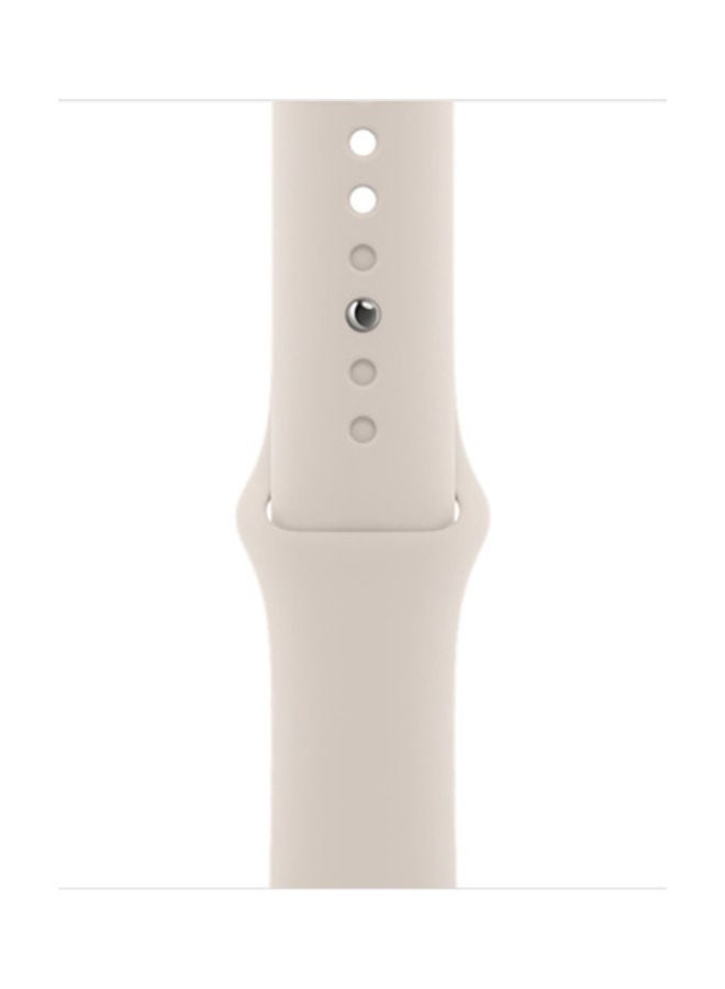 ابل  Renewed - Watch Series 8 GPS 41mm Aluminium Case With Sport Band Starlight - Image 3