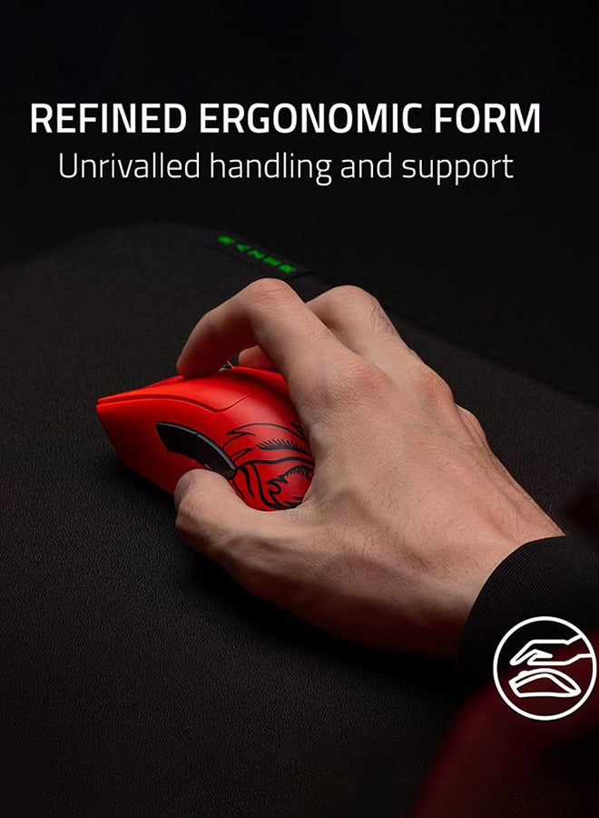 RAZER - Death Adder V3 Pro Wireless Gaming Mouse Faker Edition 63G Lightweight  Focus Pro 30K Optical Sensor Switches Gen3 Hyperspeed 6 Programmable Buttons 90 Hr Battery - Image 1
