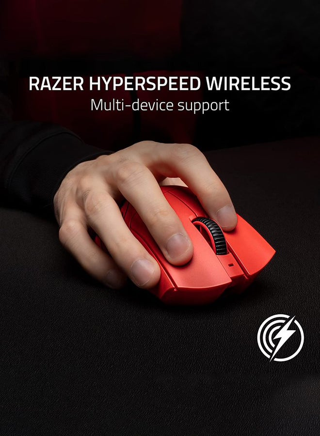 RAZER - Death Adder V3 Pro Wireless Gaming Mouse Faker Edition 63G Lightweight  Focus Pro 30K Optical Sensor Switches Gen3 Hyperspeed 6 Programmable Buttons 90 Hr Battery - Image 1