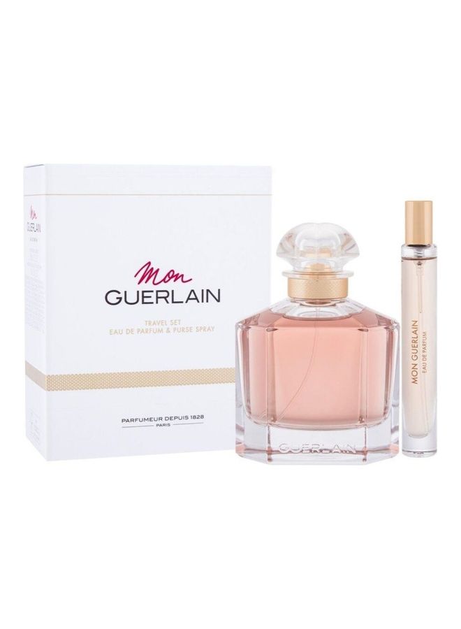 Guerlain Mon Guerlain Gift Set Eau De Parfum 100ml+ Purse Spray 10ml  - Image 1