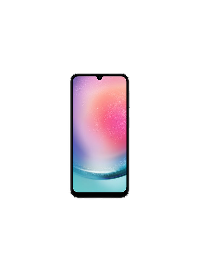 Samsung - Galaxy A24 Dual Sim Silver 8GB RAM 128GB 4G - Middle East Version - Image 1