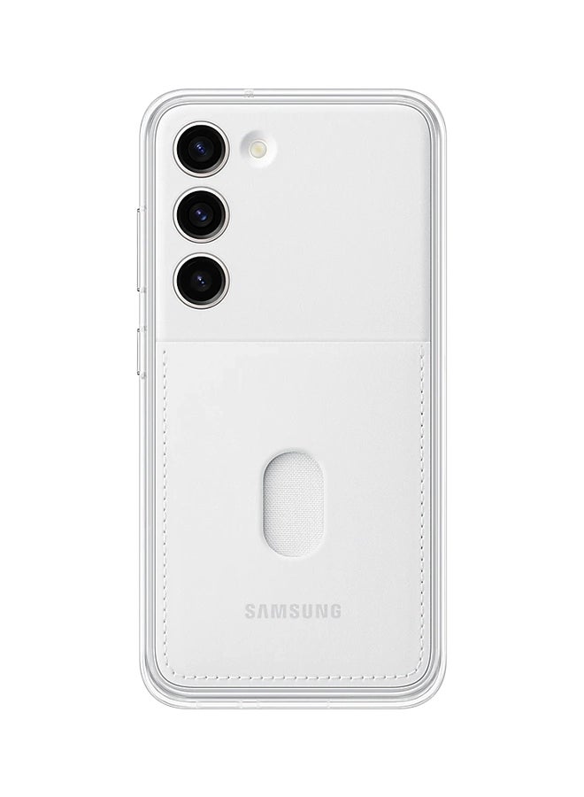 Samsung S23 Frame Case White  - Image 1